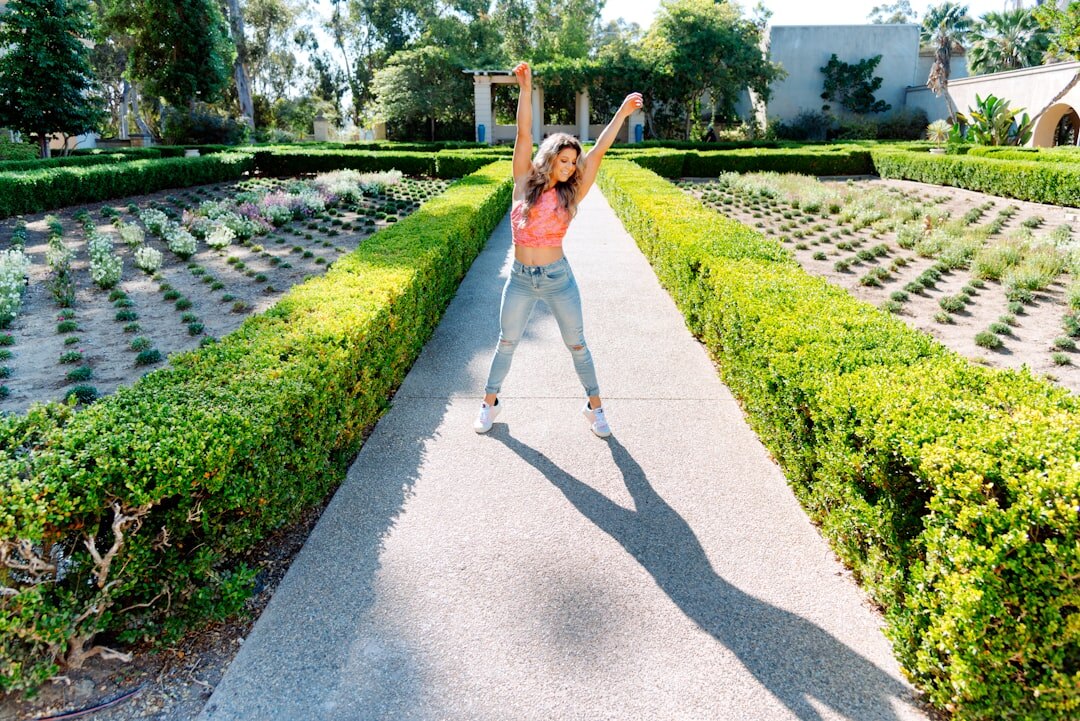 seniors doing yoga in garden
